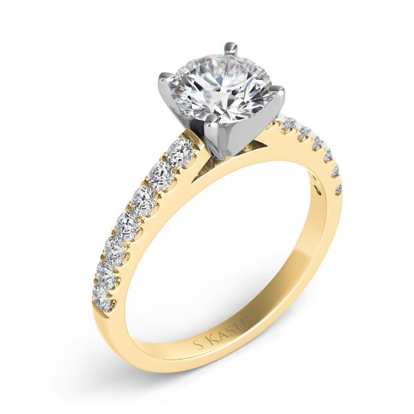 Yellow Gold Engagement Ring - EN7443YG