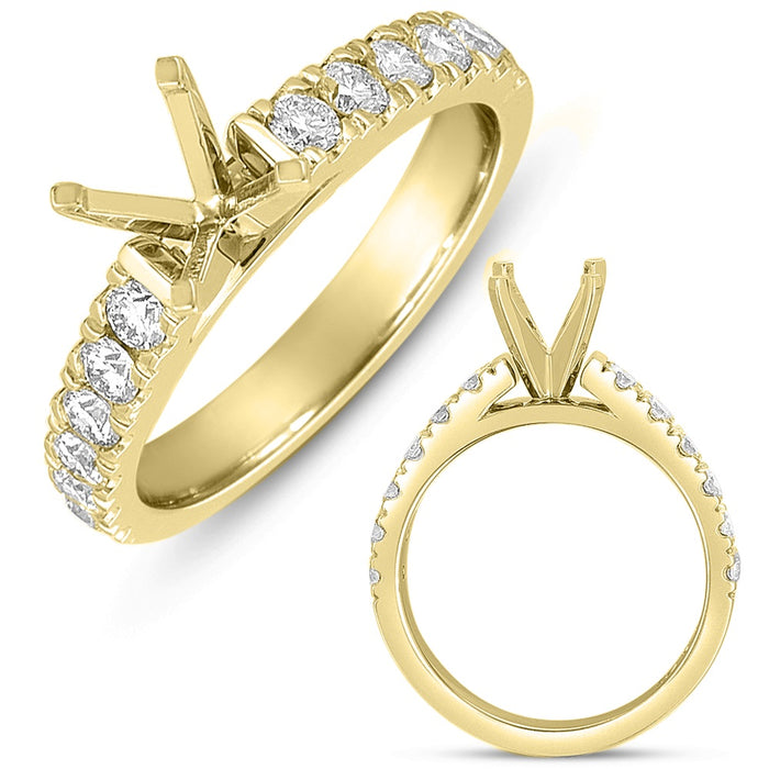 Yellow Gold Engagement Ring - EN7444YG