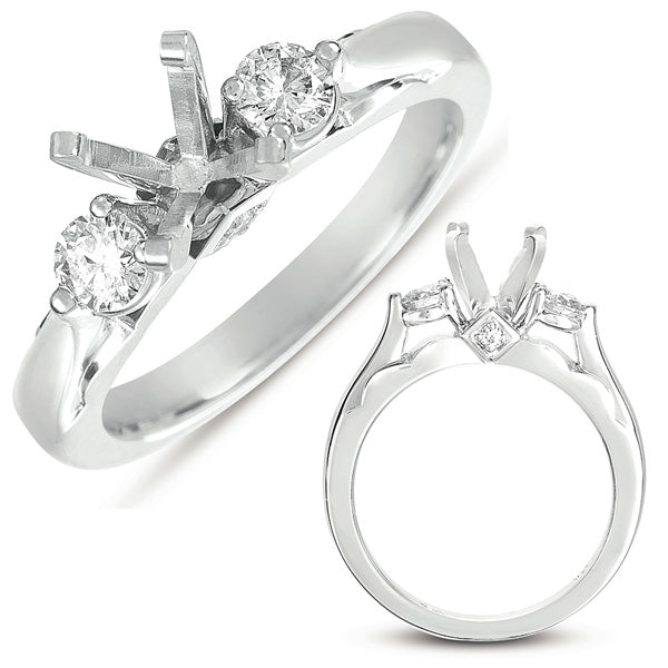 White Gold Engagement Ring - EN7451WG