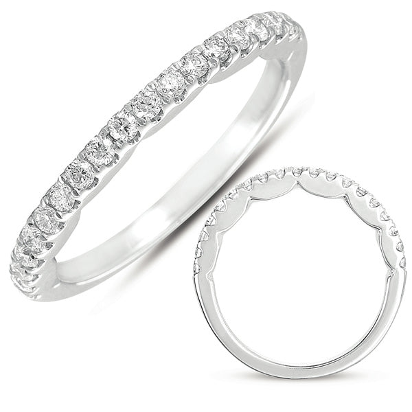 White Gold Matching Band - EN7453-BWG