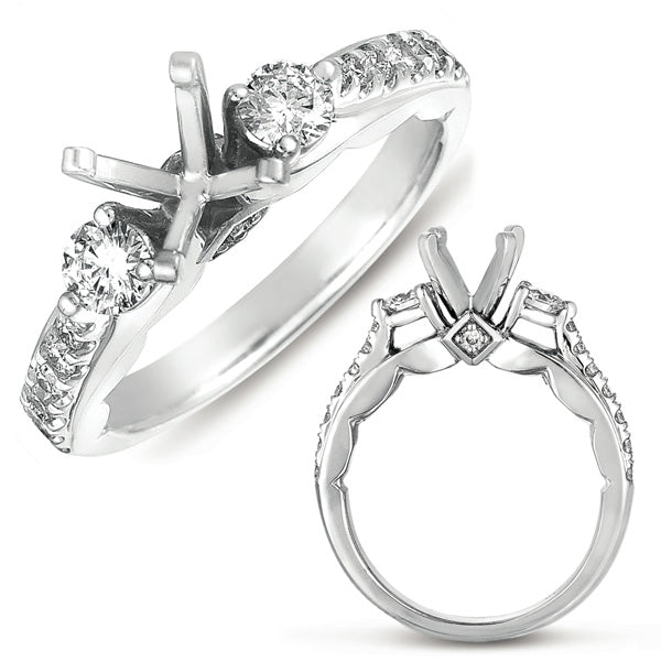 Platinum Engagement Ring - EN7453-PL