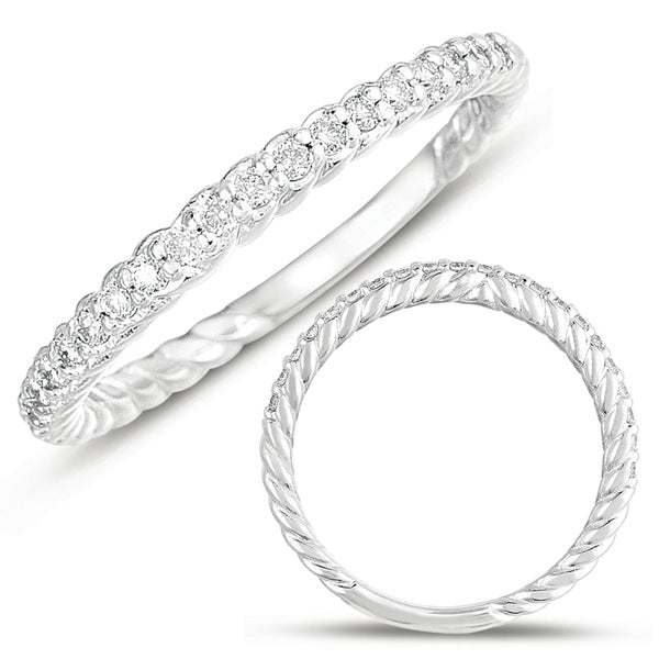 White Gold Matching Band - EN7457-BWG