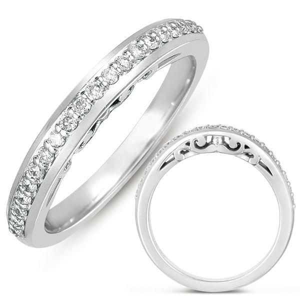 White Gold Matching Band - EN7461-BWG