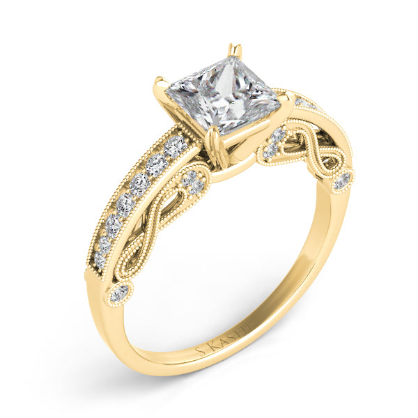 Yellow Gold Engagement Ring - EN7467YG