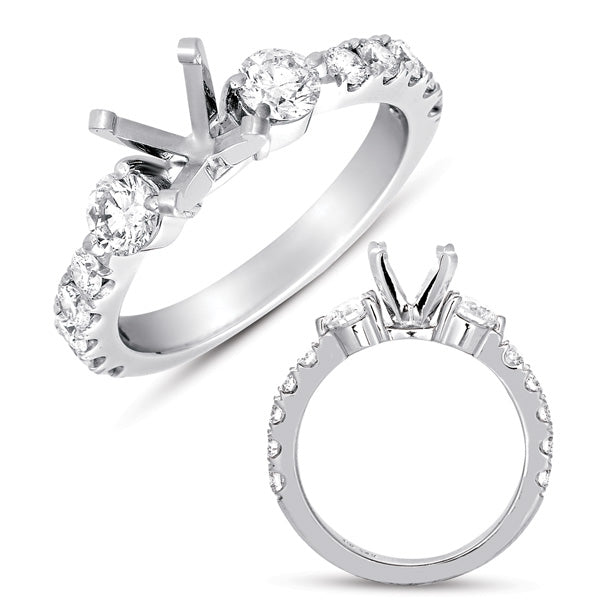 White Gold Engagement Ring - EN7481WG