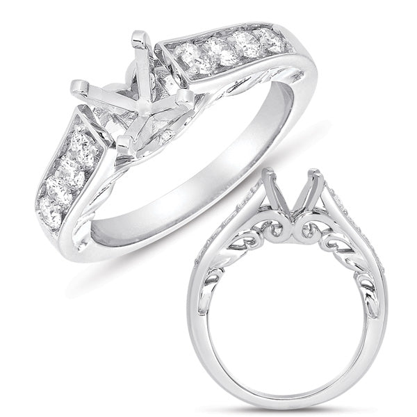 White Gold Engagement Ring - EN7484WG