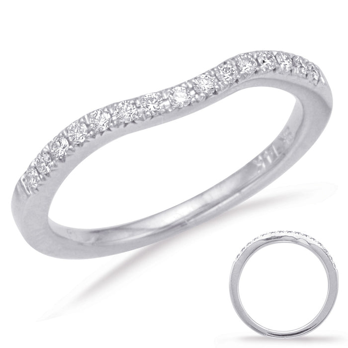 White Gold Matching Band - EN7488-BWG