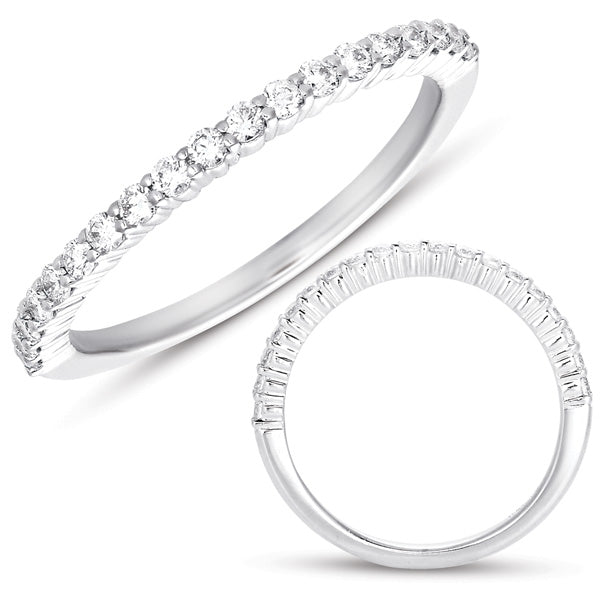 White Gold Matching Band - EN7494-BWG