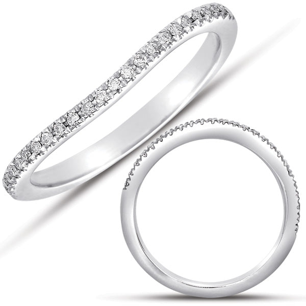 White Gold Matching Band - EN7495-BWG