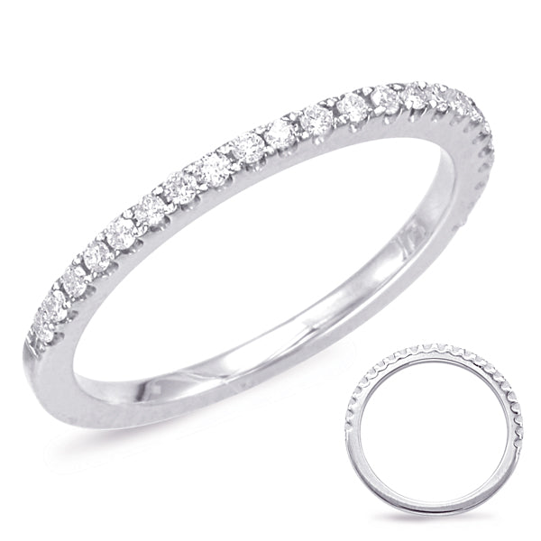 White Gold Matching Band - EN7502-BWG