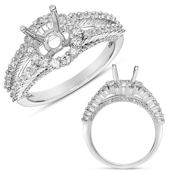 White Gold Engagement Ring - EN7511WG