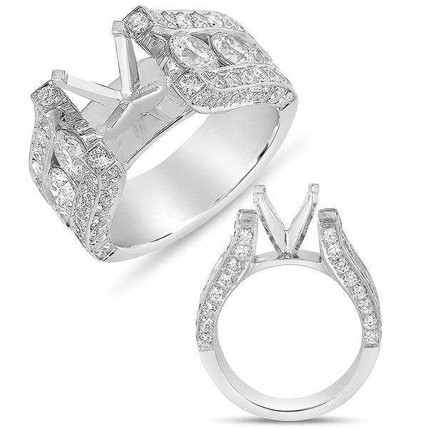 Platinum Engagement Ring - EN7514-PL