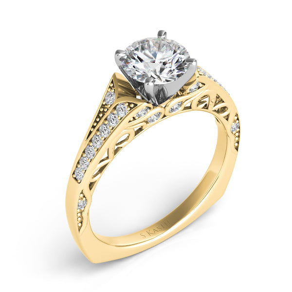 Yellow Gold Engagement Ring - EN7517YG