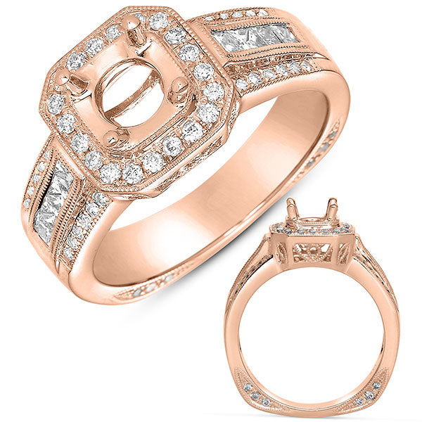 Rose Gold Engagement Ring - EN7518RG