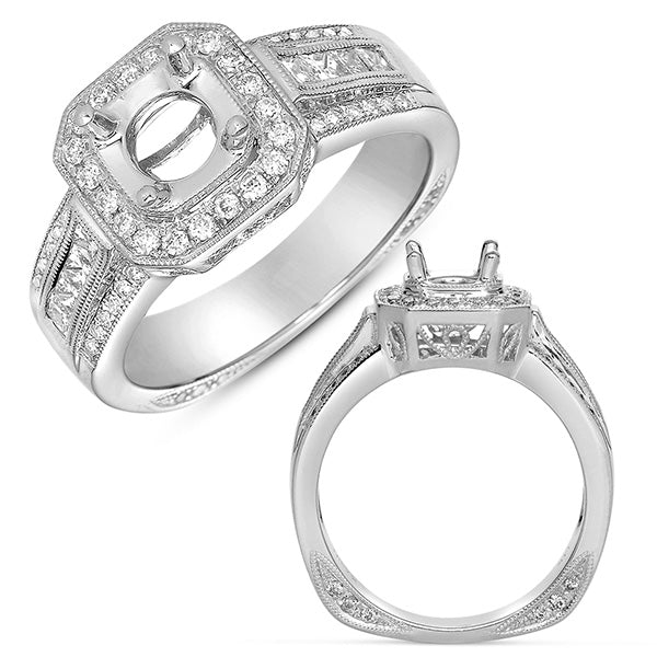 White Gold Engagement Ring - EN7518WG