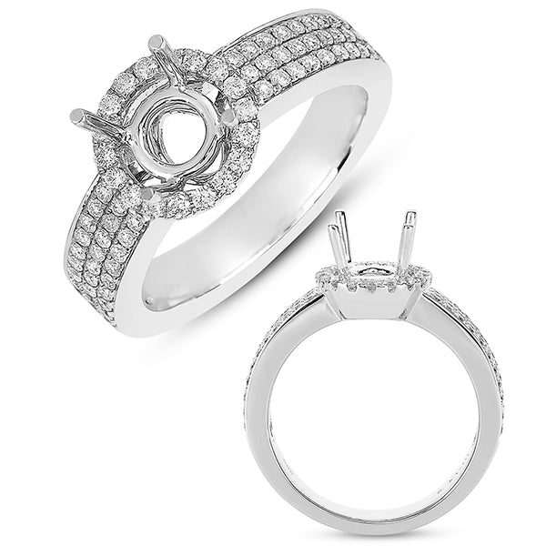 White Gold Engagement Ring - EN7525WG