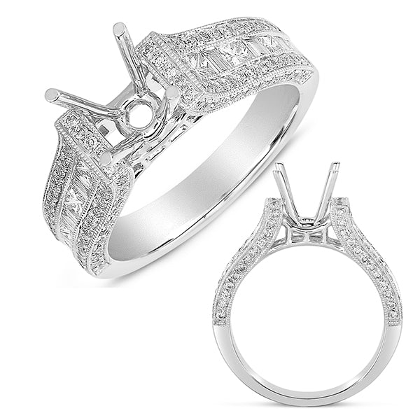 White Gold Engagement Ring - EN7526WG