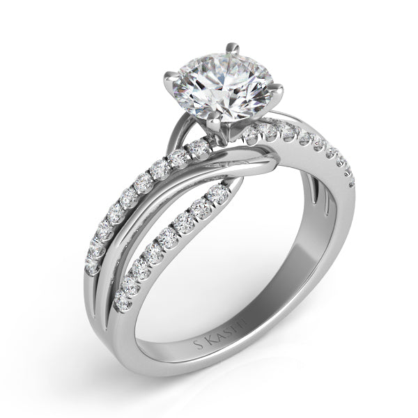 Platinum Engagement Ring - EN7533-1PL