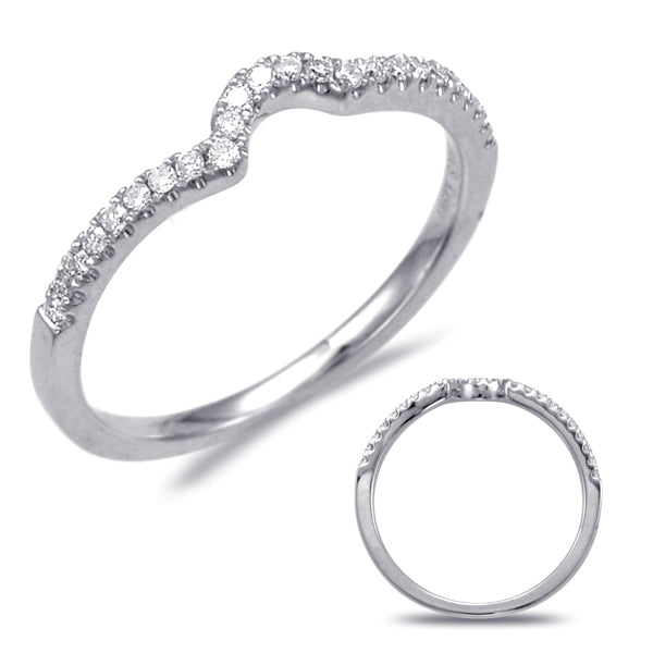 White Gold Matching Band - EN7533-BWG