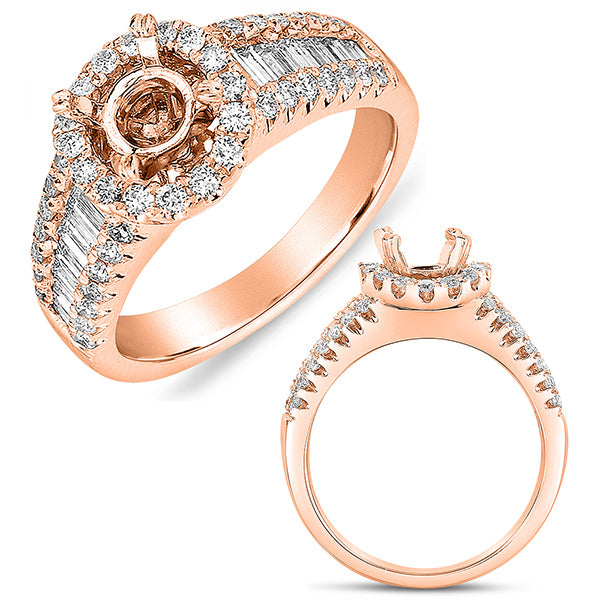 Rose Gold Engagement Ring - EN7534RG