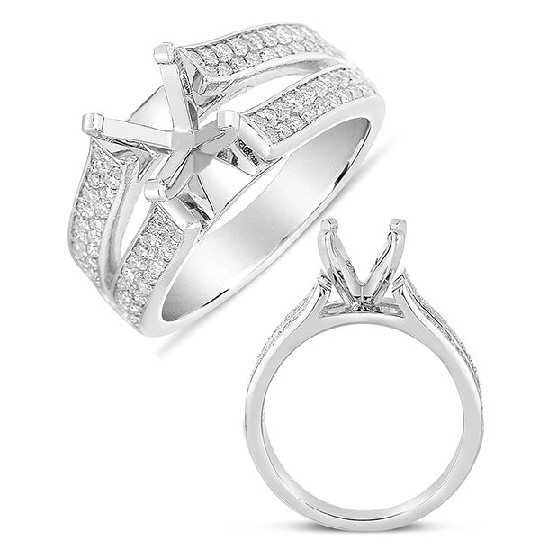 White Gold Engagement Ring - EN7536WG