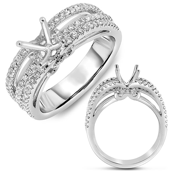 White Gold Engagement Ring - EN7537WG