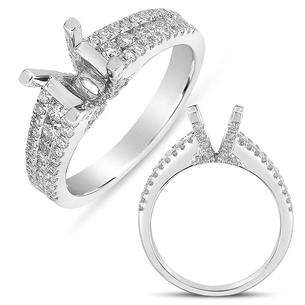 White Gold Engagement Ring - EN7539WG