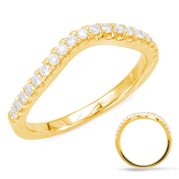 Yellow Gold Wedding Band - EN7541-BYG