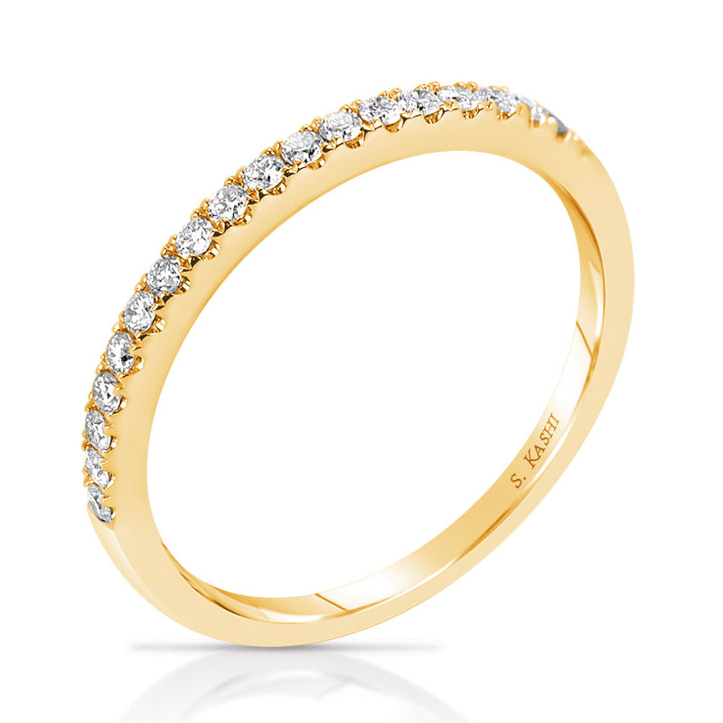 Yellow Gold Wedding Band - EN7547-BYG