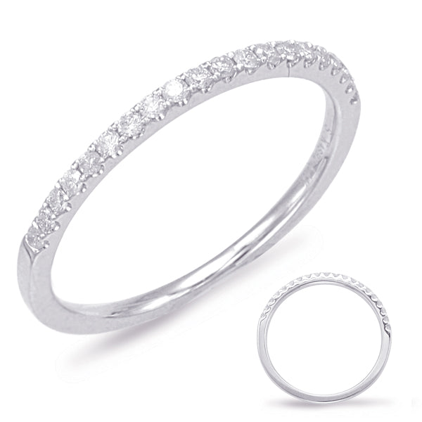 White Gold Matching Band - EN7548-BWG