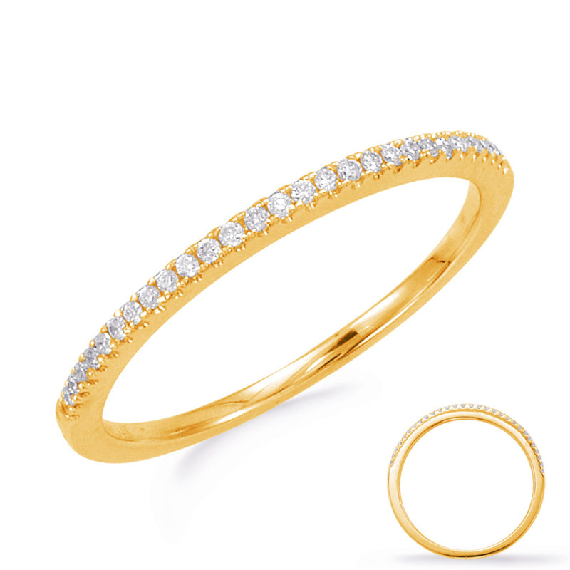 Yellow Gold Wedding Band - EN7551-BYG