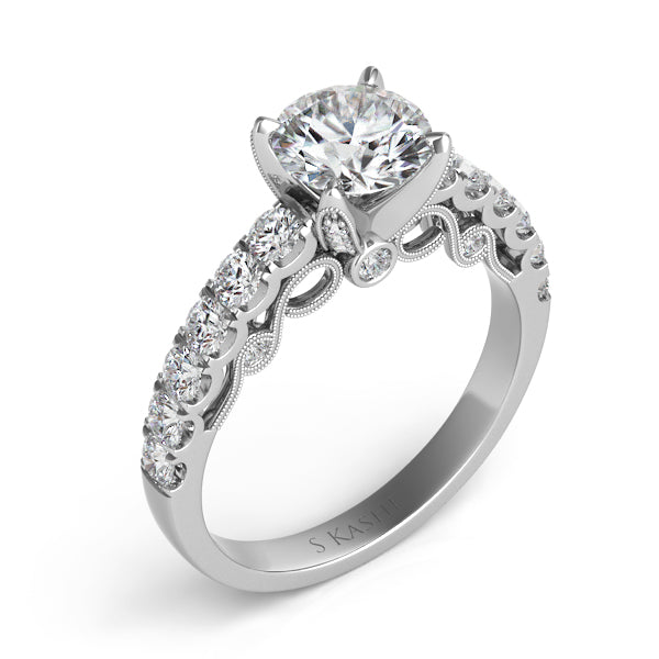 Platinum Engagement Ring - EN7568-15PL