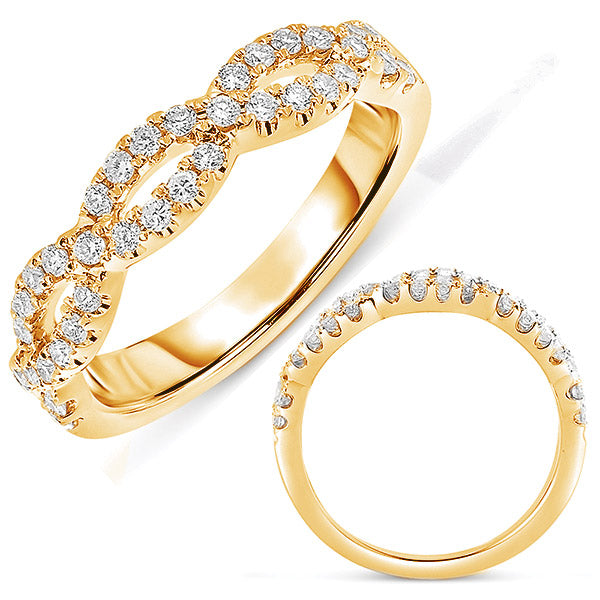 Yellow Gold Wedding Band - EN7576-BYG