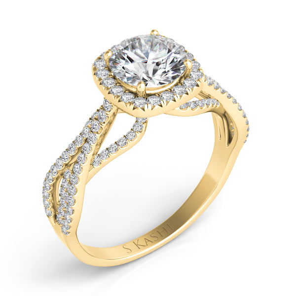 Yellow Gold Engagement Ring - EN7577-1YG