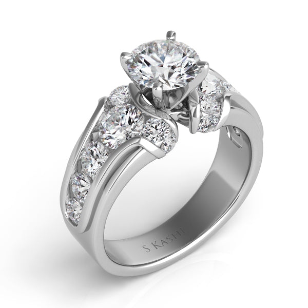 White Gold Engagement Ring - EN7580WG