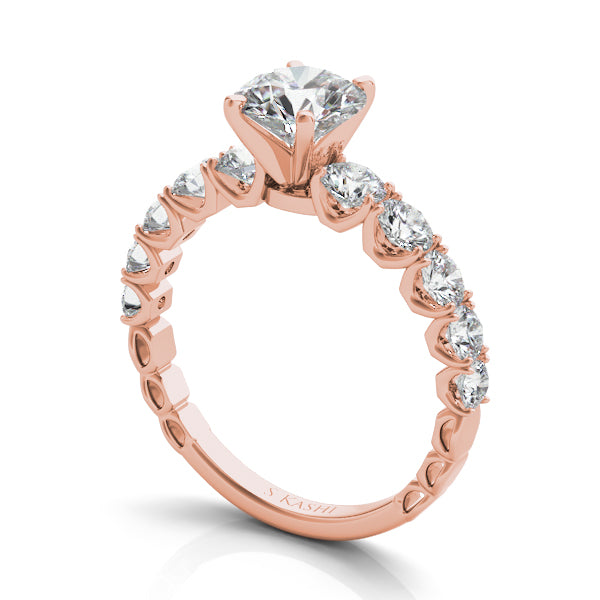 Rose Gold Engagement Ring - EN7583RG