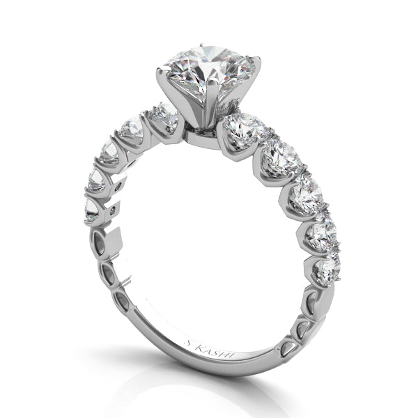 White Gold Engagement Ring - EN7583WG