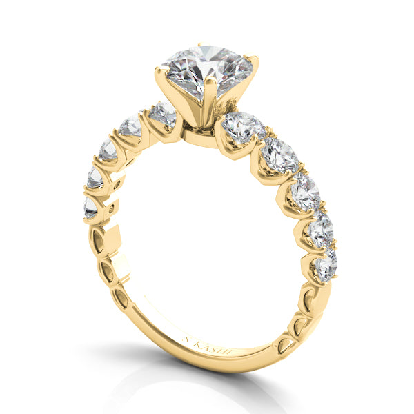 Yellow Gold Engagement Ring - EN7583YG