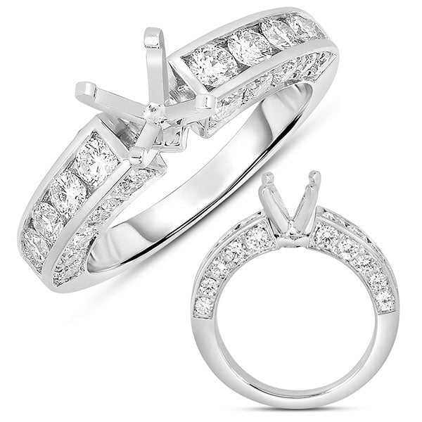 White Gold Engagement Ring - EN7584WG