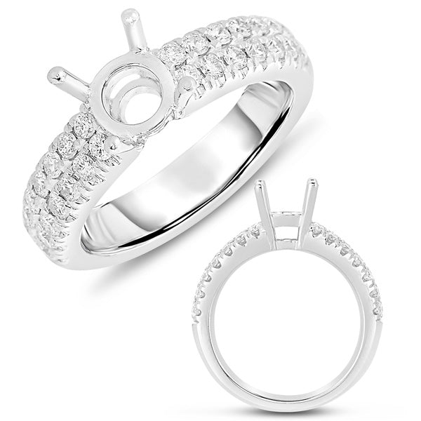 White Gold Engagement Ring - EN7588WG