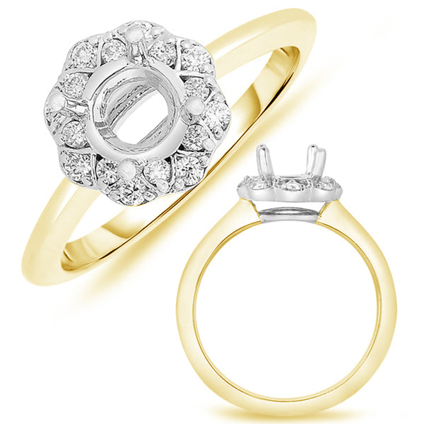 Yellow Gold Engagement Ring - EN7589-1YG