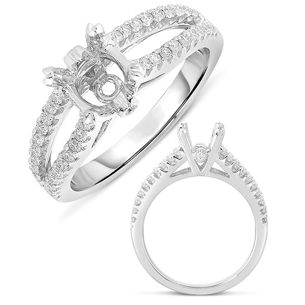 Platinum Engagement Ring - EN7591-PL