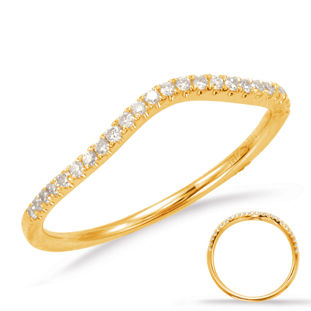 Yellow Gold Wedding Band - EN7592-BYG