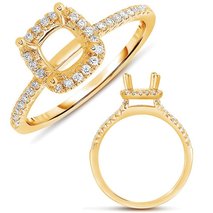 Yellow Gold Engagement Ring - EN7593-5.0MYG