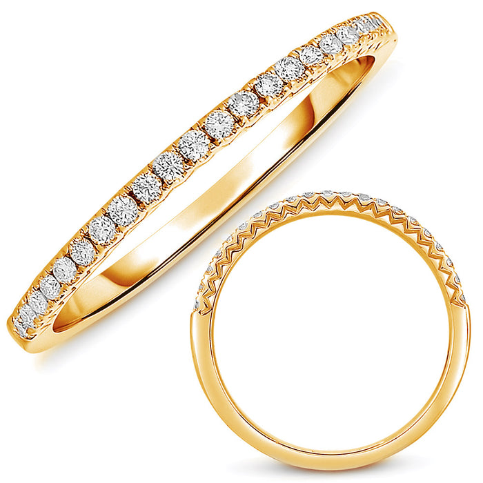 Yellow Gold Wedding Band - EN7593-BYG