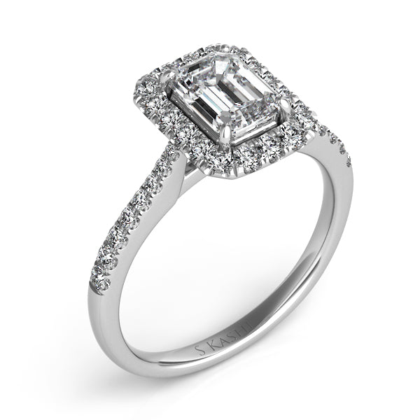 Platinum Engagement Ring - EN7597-7X5MPL