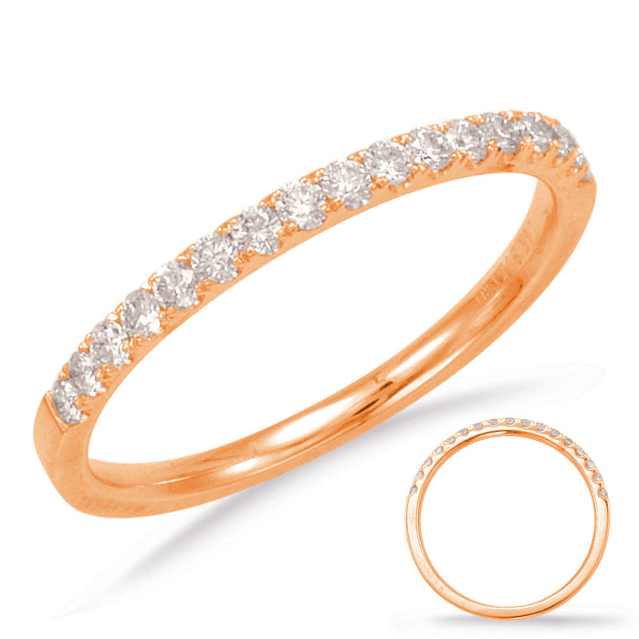 Rose Gold Wedding Band - EN7597-BRG