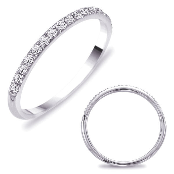 White Gold Matching Band - EN7603-BWG