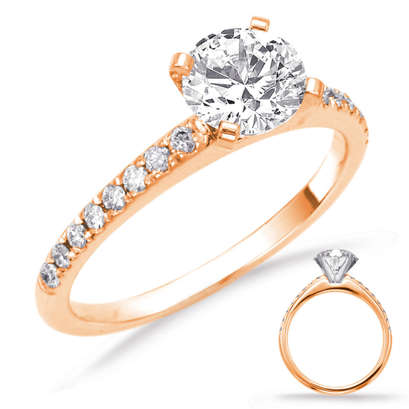 Rose Gold Engagement Ring - EN7603RG