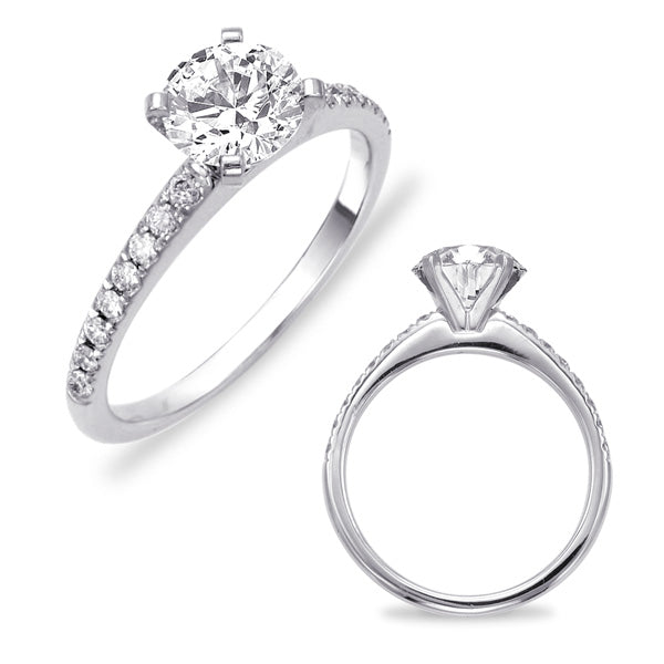 White Gold Engagement Ring - EN7603WG